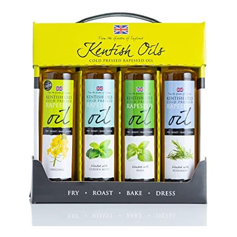 Kentish Oils New Herb Carry Case 4X 250ml Bottles Cover