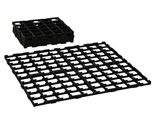 Selections Interlocking Growbag Mat for Improved Drainage (Set of 8)