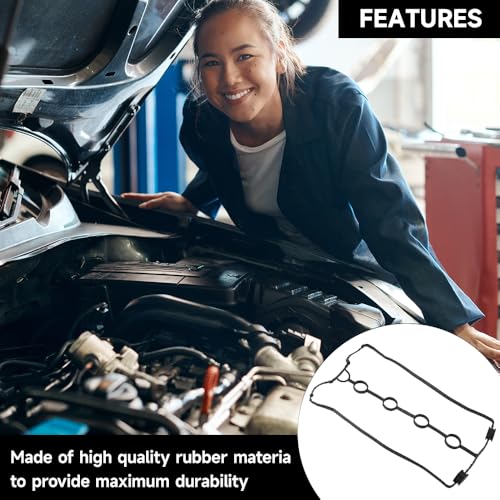 Image of Engine Valve Cover Gasket 96353002 - Compatible for Chevrolet Aveo 1.6L Engine 2004-2008 for Pontiac Wave 1.6L Engine 2005-2008 for Holden Barina 1.6L Engine 2005-2011