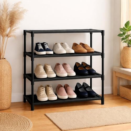 Image of Book Self - Layer Portable Book Shelf, Kids Books Racks for Home Plastic, Bookshelf for Home, Book Shelves, Book Stand, Book Organizer, Book Rack for Study Room /Library /Bedroom (2 Shelf)