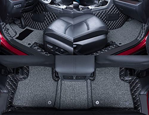 Tapis de sol Toyota RAV4 XA50 sur mesure en cuir double couche pour hybride et essence