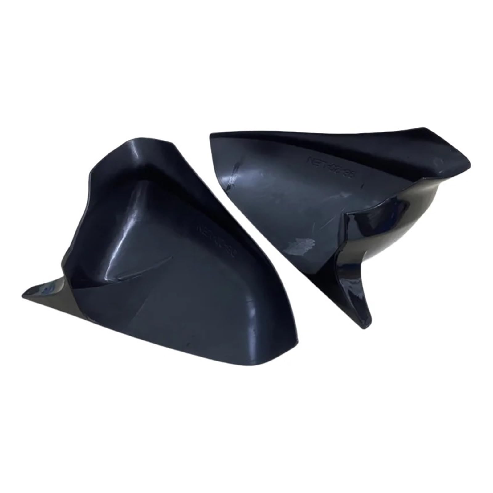 Lateral Carcasa Espejo para Seat para Leon MK4 para Cupra 2020-2025 FR ST Par Tapas Embellecedoras Espejo Retrovisor Lateral Espejo Cubierta Carcasa(Glossy Black)