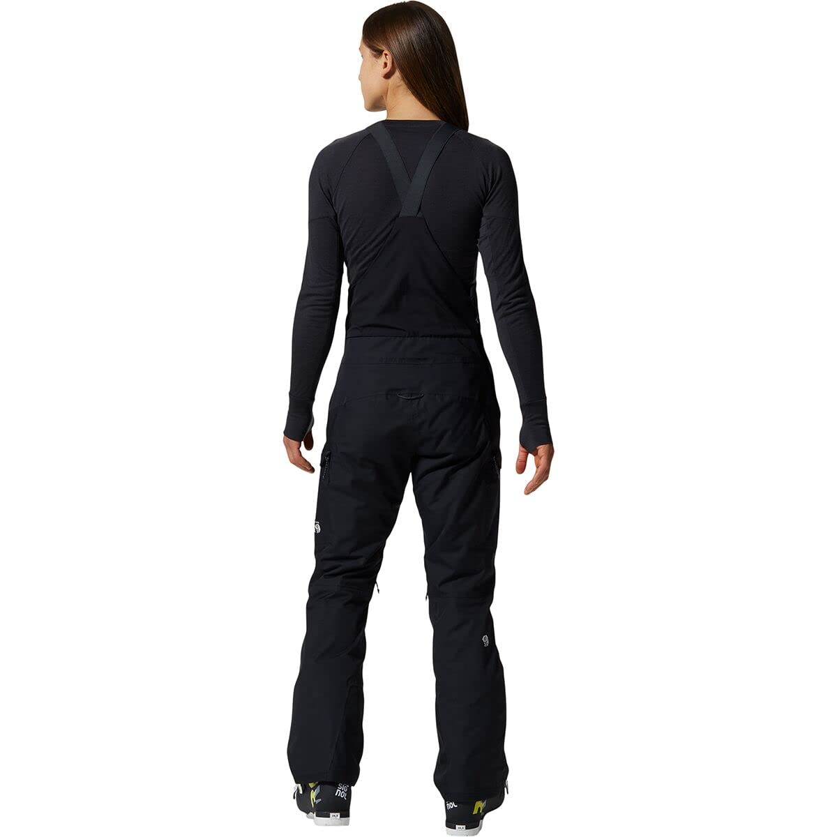 Mountain Hardwear Firefall/2 Bib Pant - Women's Black, L/Short