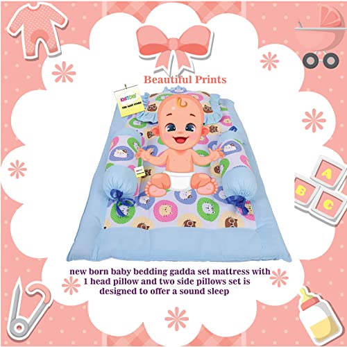 Image of Kwitchy New Born Baby Bedding Set Essential Combo Pack (0-6 Months) (4PCS Set)