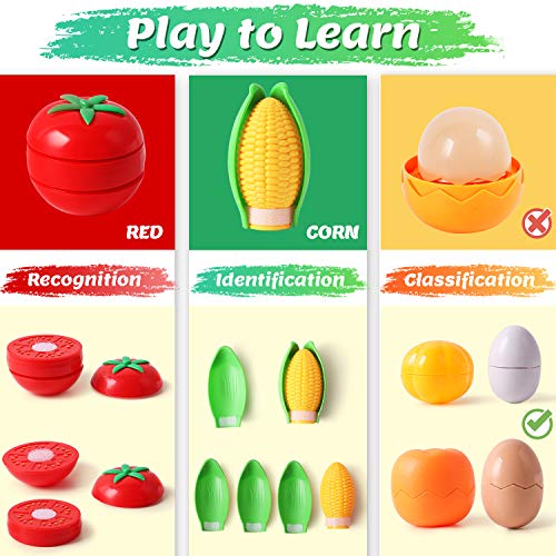 Iplay, Ilearn Play Kitchen Accessories Set, Kids Cooking Toys, Toddlers Pots Pans Playset, Pretend Chef Cookware Appliance W/ Utensils, Fake Food, Birthday Gift For 3 4 5 Years Old Girls Boys Children #TOP1