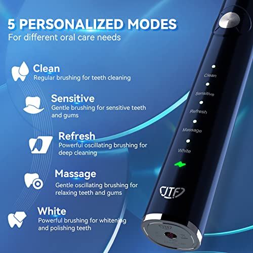 Image of JTF Electric Toothbrush for Adults with 5 Professional Modes & Smart Timer