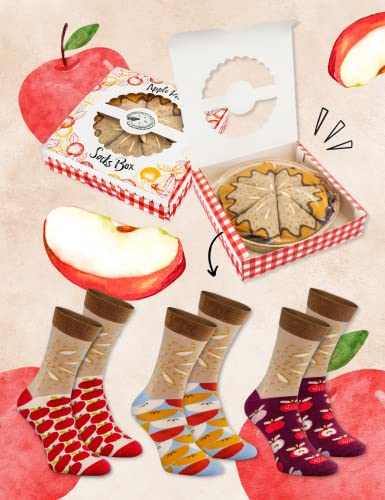 Rainbow Socks - Donna Uomo Divertenti Cotone Torta...