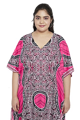 Image of Women Plus Size Kaftan Kimono Loose Maxi Summer Dresses for Women