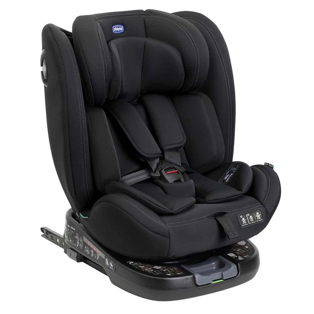 Chicco Unico Evo I-Size, Seggiolino Auto 0-36 Kg, omologato ECE R129/03, Isofix Girevole A 360° E Reclinabile, Gruppo 0+/1/2/3 Da 0 A 12 Anni
