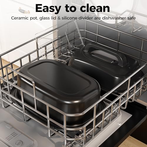 Image of 22 Quart Electric Turkey Roaster Oven with Removable Pan Large Stainless Steel Roaster, Visible & Self-basting Lid, Fast Heating & Thaw /warming Setting, Blue