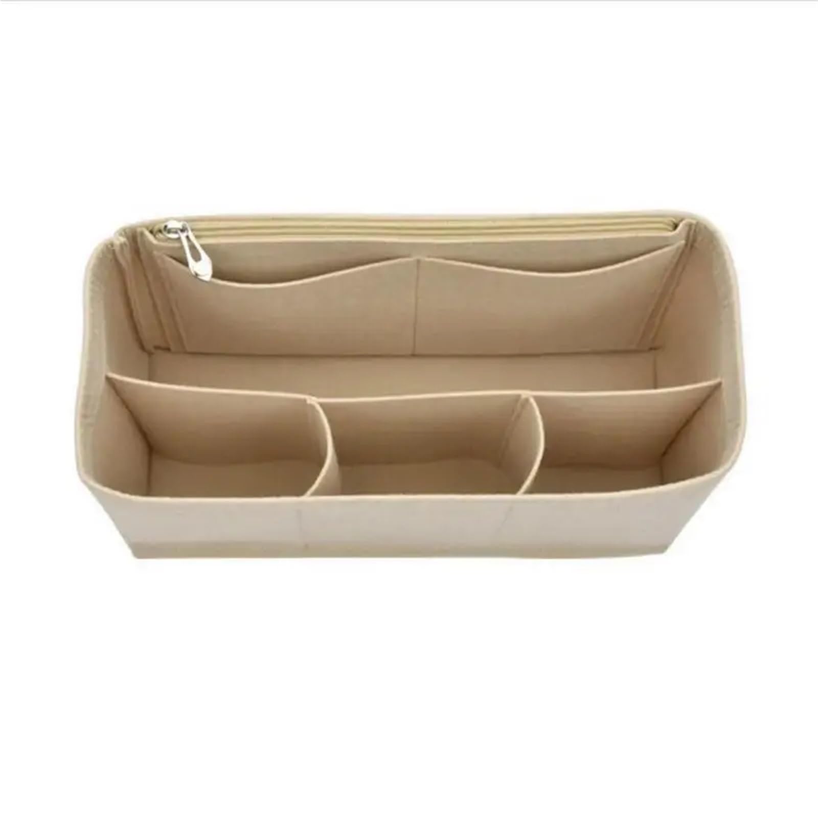 2 uds. Forro de fieltro, bolso organizador, mano, interno, partición bolsillo multicapa para Insertar Cartera