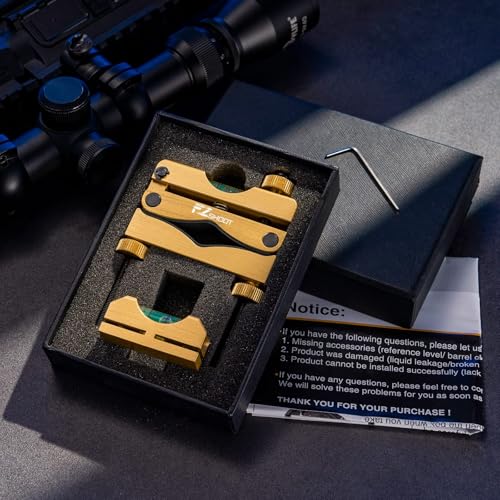 EZshoot Scope Leveling Kit with Precision Bubble and Magnetic Levels Gold | Scope Levels, Bubble Leveling System, Universal Magnetic Scope Mounting Kit, Made of Aluminum Alloy, Includes a Storage Box - image 7