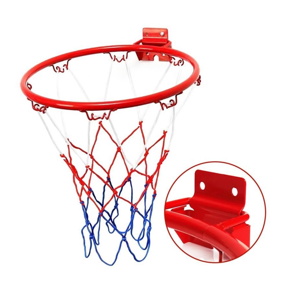 32 cm wisząca koszykówka naścienna obręcz bramkowa siatka sportowa wewnątrz i na zewnątrz koszykówka wiszący kosz siatkowy
