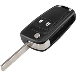 Funda Llave Opel Corsa Carcasa llave para Opel Astra J Insignia A Meriva B Zafira C Mokka Chevrolet Orlando Aveo | 2 Botones | Mando a distancia