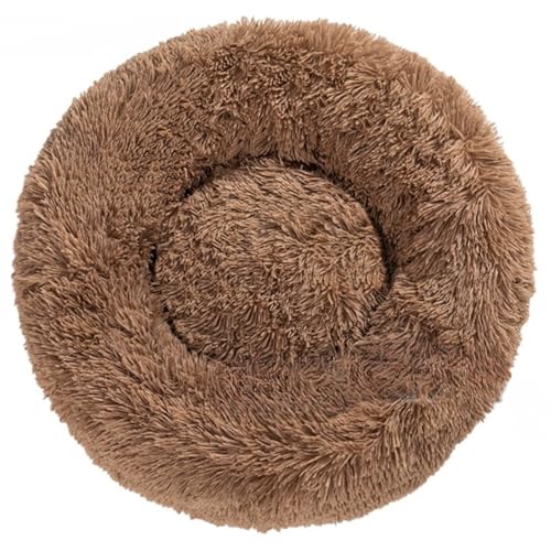 GrnArt 犬用ベッド 猫用ベッド ペット用マットレス ソフトで快適 お手入れ簡単 大型犬、中型犬、小型犬に最適 快適な寝心地 (ライトブラウン,50cm)