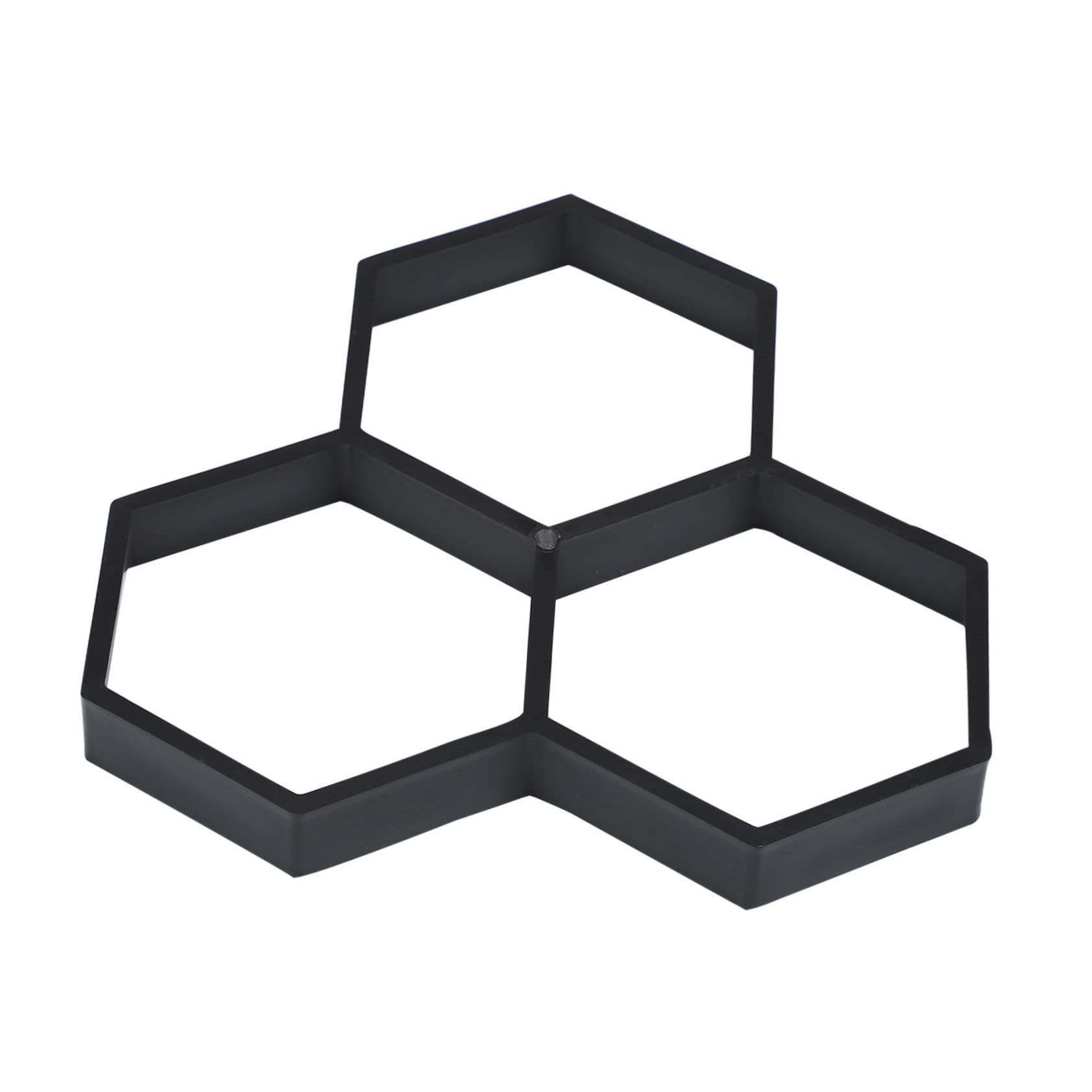 Hexagon Pflasterform für Gartenwege Wiederverwendbare Beton Gießform für DIY Zement Bodenplatten Praktische Schalungsform für Terrasse und Gehwege