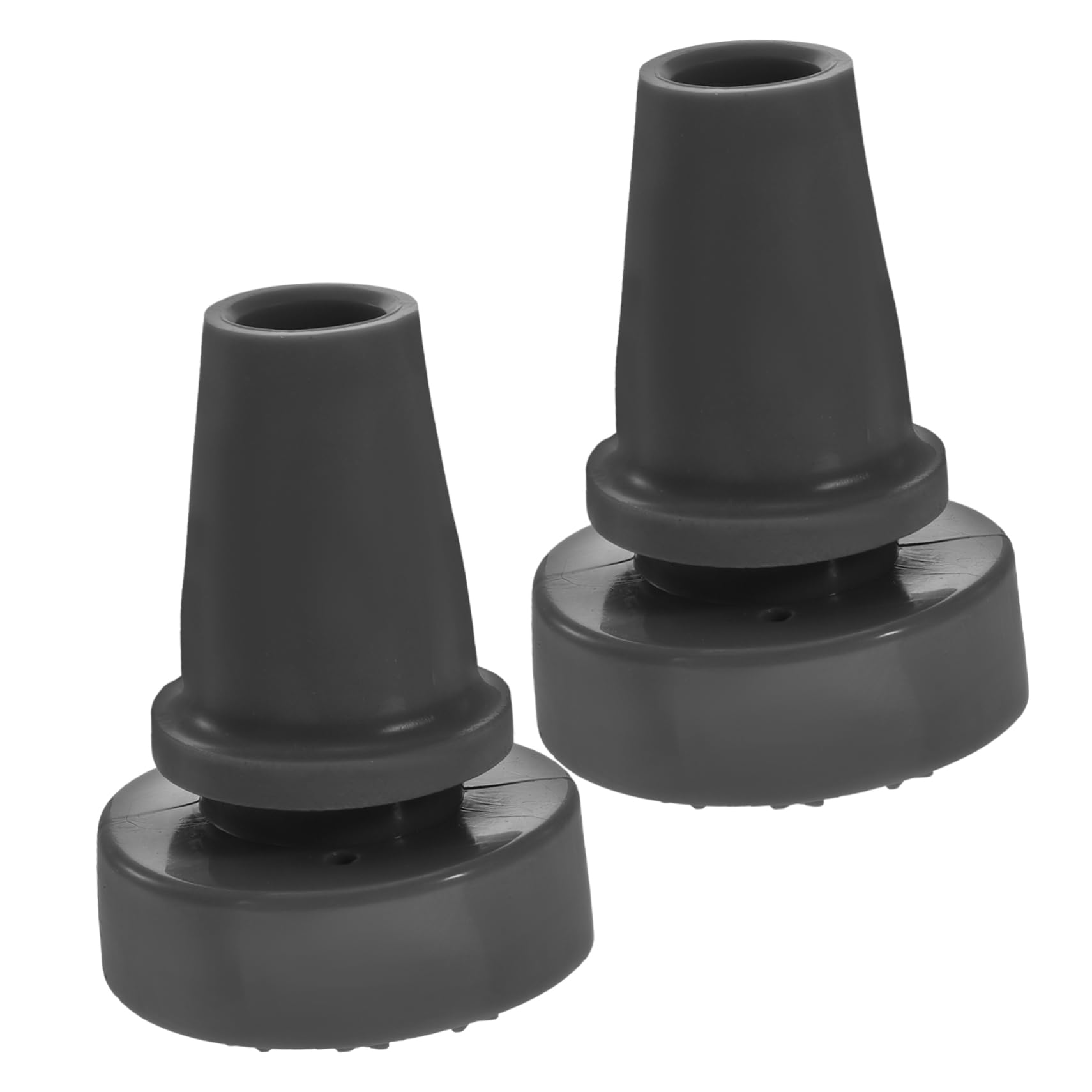 FOMIYES 2pcs Rubber Tip Rubber Cane Tips Heavy Duty Crutches Accessories Crutches Feet Caps Accessories for Crutch Tips Hiking Stick Accessories Sugar Cane Walking Stick