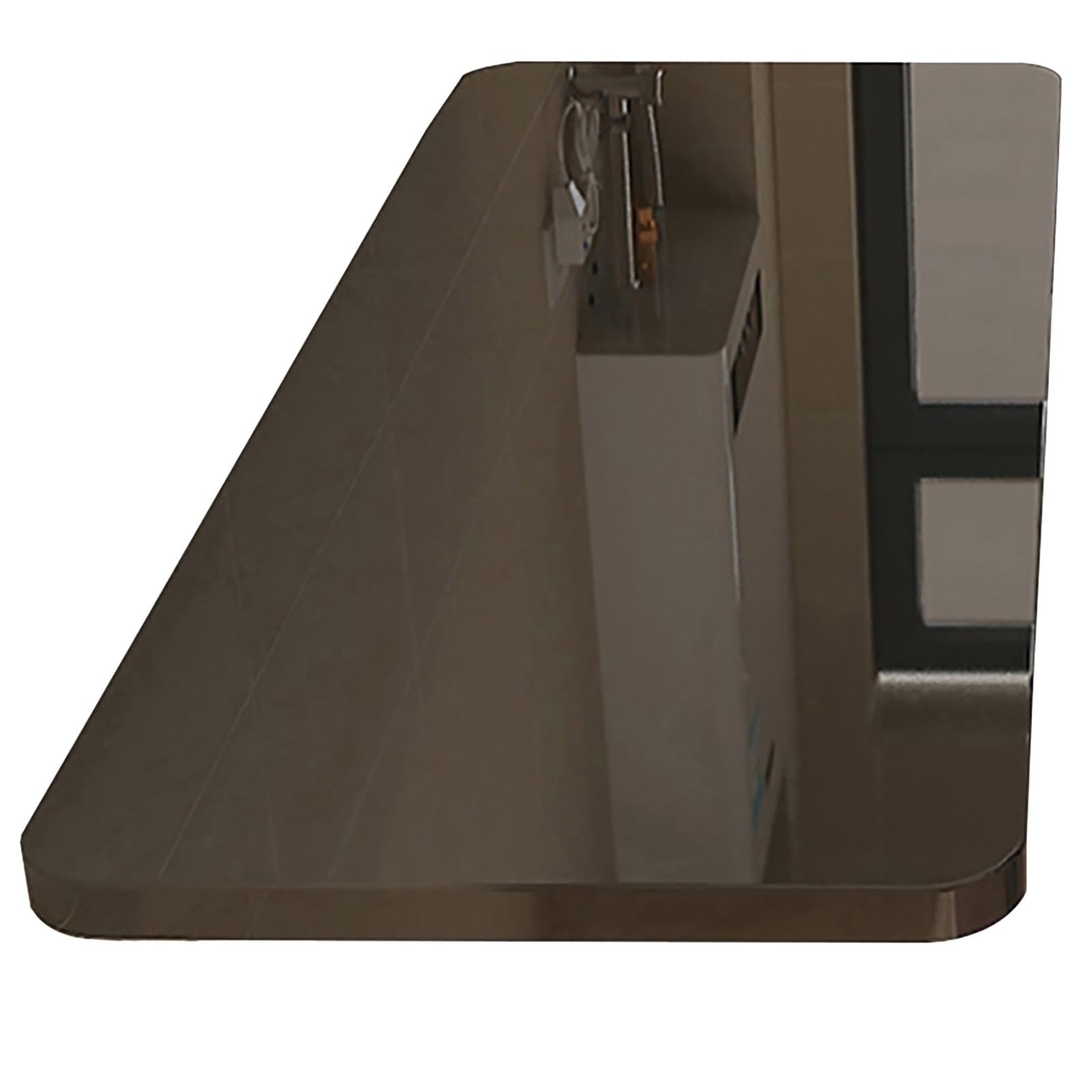 KLGFBDC Wall Mounted Folding Table Floating Wood Desk Drop Leaf Workbench for Office Bedroom Kitchen Space Saving Laundry Folding Table with Bracket
