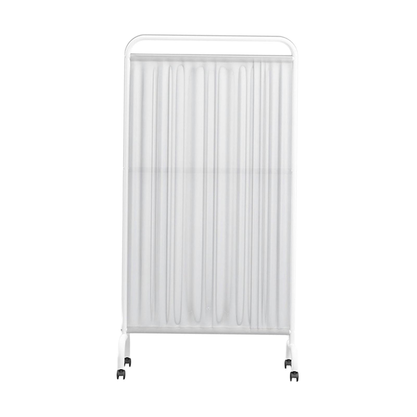 Paravent médical blanc à 1 panneau pliable et portable de 1,8 m de haut