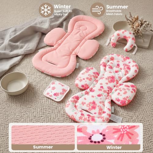 Infant Car Seat Insert for Baby Head Body Support - image 6