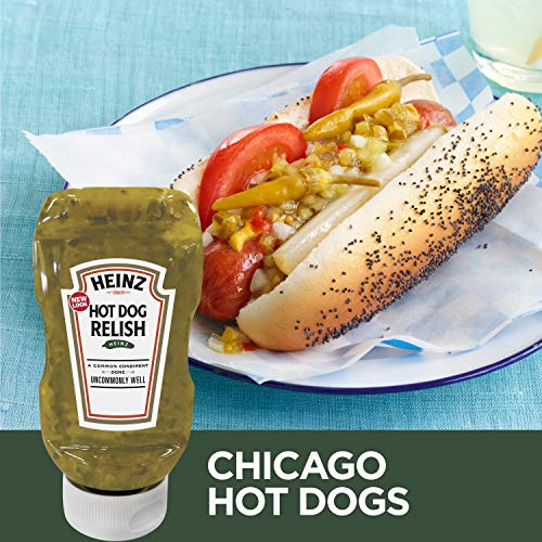 Image of Heinz Hot Dog Relish (12.7 fl oz Bottles, Pack of 12)