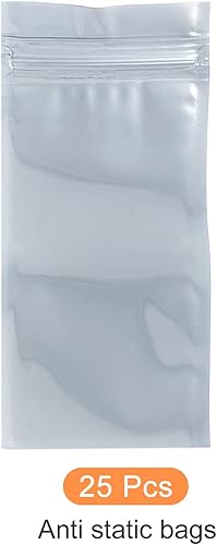 Miniatura 6 de Bolsas antiestáticas ESD blindaje bolsas resellables, para dispositivo electrónico GPU disco duro SSD HDD Motherboard - 4x8 pulgadas25 piezas