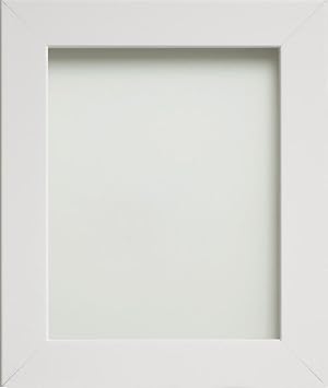 Frame Company Watson Range White 10x8 inch Picture Photo Frame *Choice of Sizes* Fitted with Real Glass