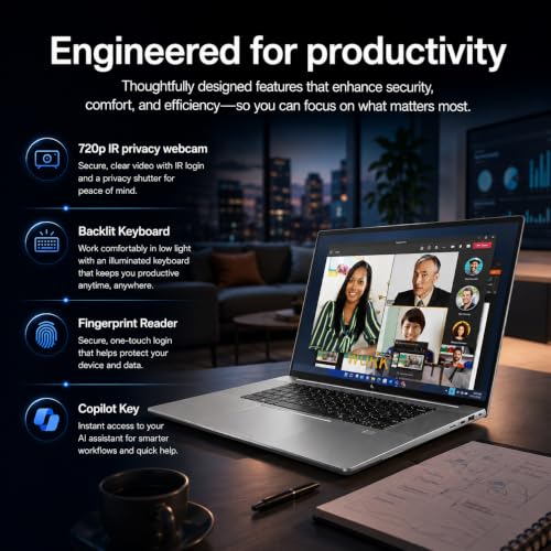 Image of HP ZBook Studio G11 Laptop, NVIDIA RTX 1000 Ada 6GB, Intel Ultra 7 165H