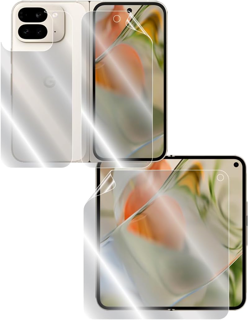 IPG for Google Pixel 9 Pro FOLD (External + Internal Screen + Back) Hydrogel Screen Protector Invisible Touch Screen Sensitive Ultra HD Clear Film Anti Scratch Skin Guard - Smooth/Self-Healing/Bubble -Free for 9ProFold