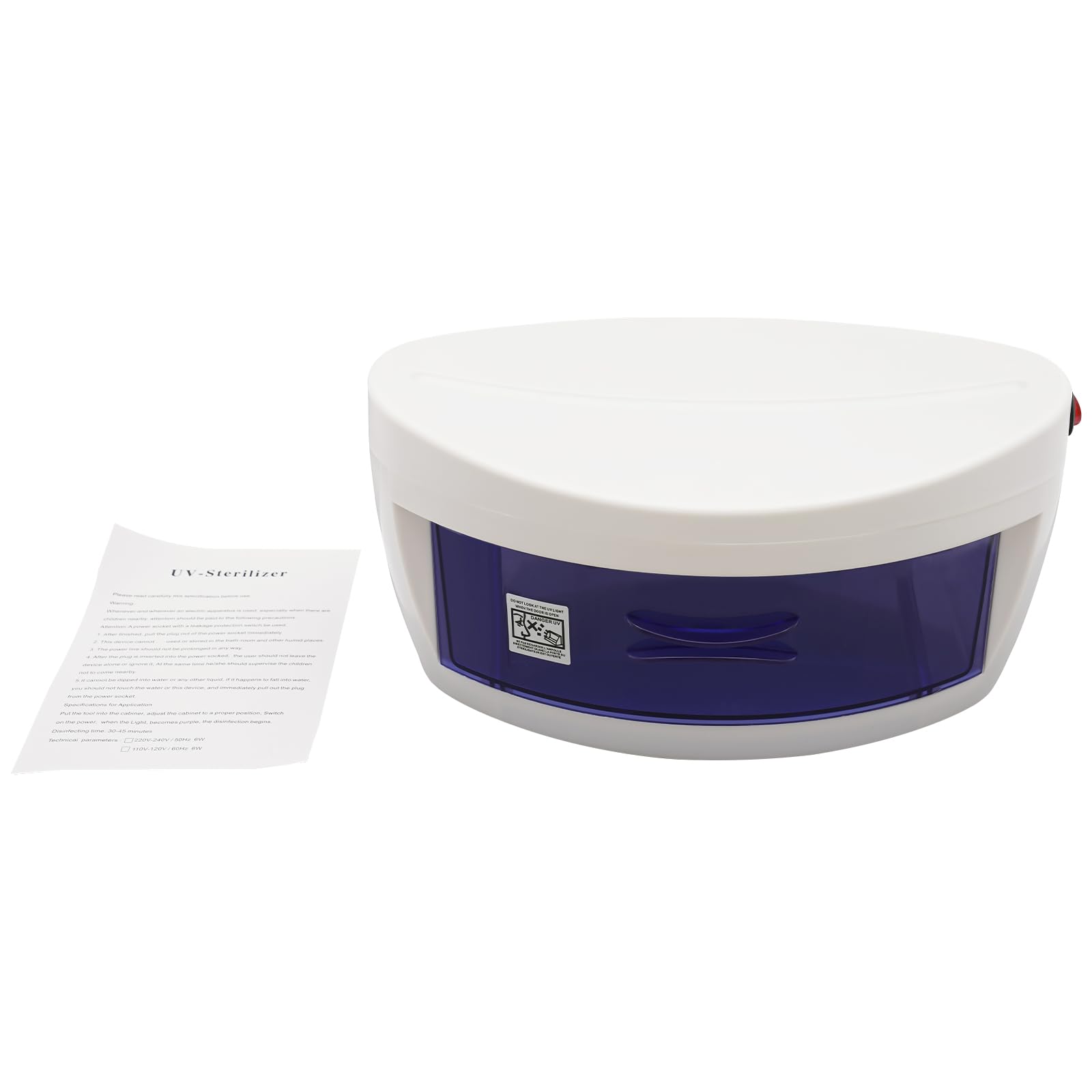 Caja esterilizadora profesional de 6 W, esterilizador UV para tijeras, peines, cepillos, esponjas, toallas, etc. 31 x 18,5 x 16 cm