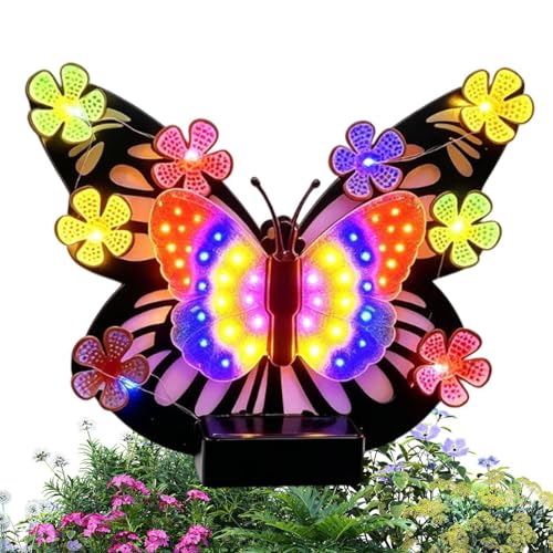 Éclairage solaire extérieur étanche en métal LED pour clôture de jardin