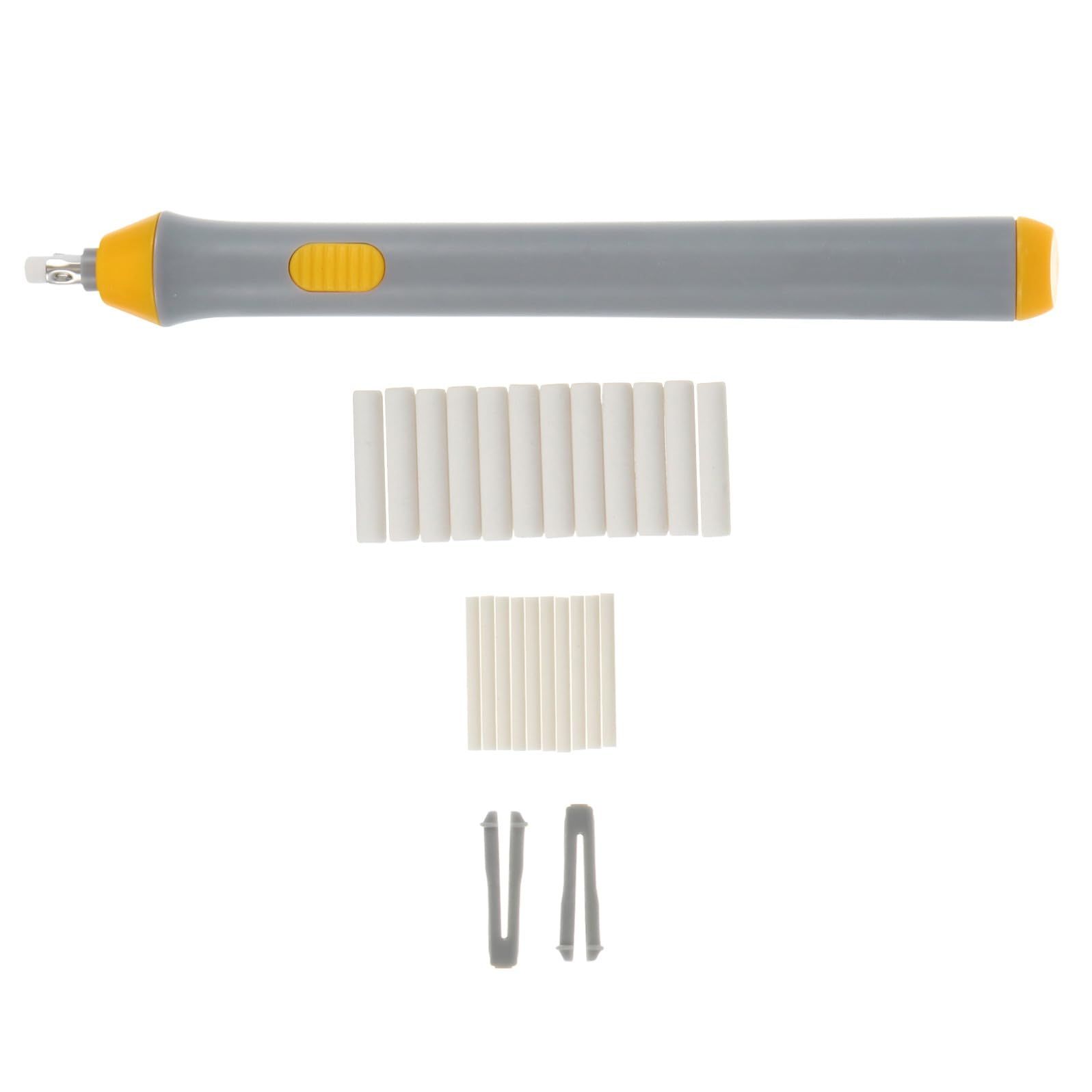 3 Set gomma elettrica gomma da cancellare a batteria portatile da disegno elettrica cancellare per e materiale scolastico automatica AbS Grey