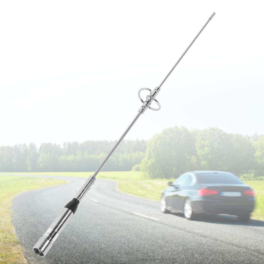 NL-770S Antena de Radio Universal para Coche, VHF UHF Doble Banda Antena Móvil Auto 144/430 MHz, Conectores UHF /SL16-J/M, para para para para Vertex para BaoFeng, etc