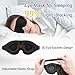 Anti Snoring Chin Strap for Sleeping, Adjustable Flexible Sleep Chin Strap to Keep Mouth Closed, Breathable Airflow Jaw Strap for Sleep Men Couple Stop Snoring Jaw Strap Set with 3D Eye Mask