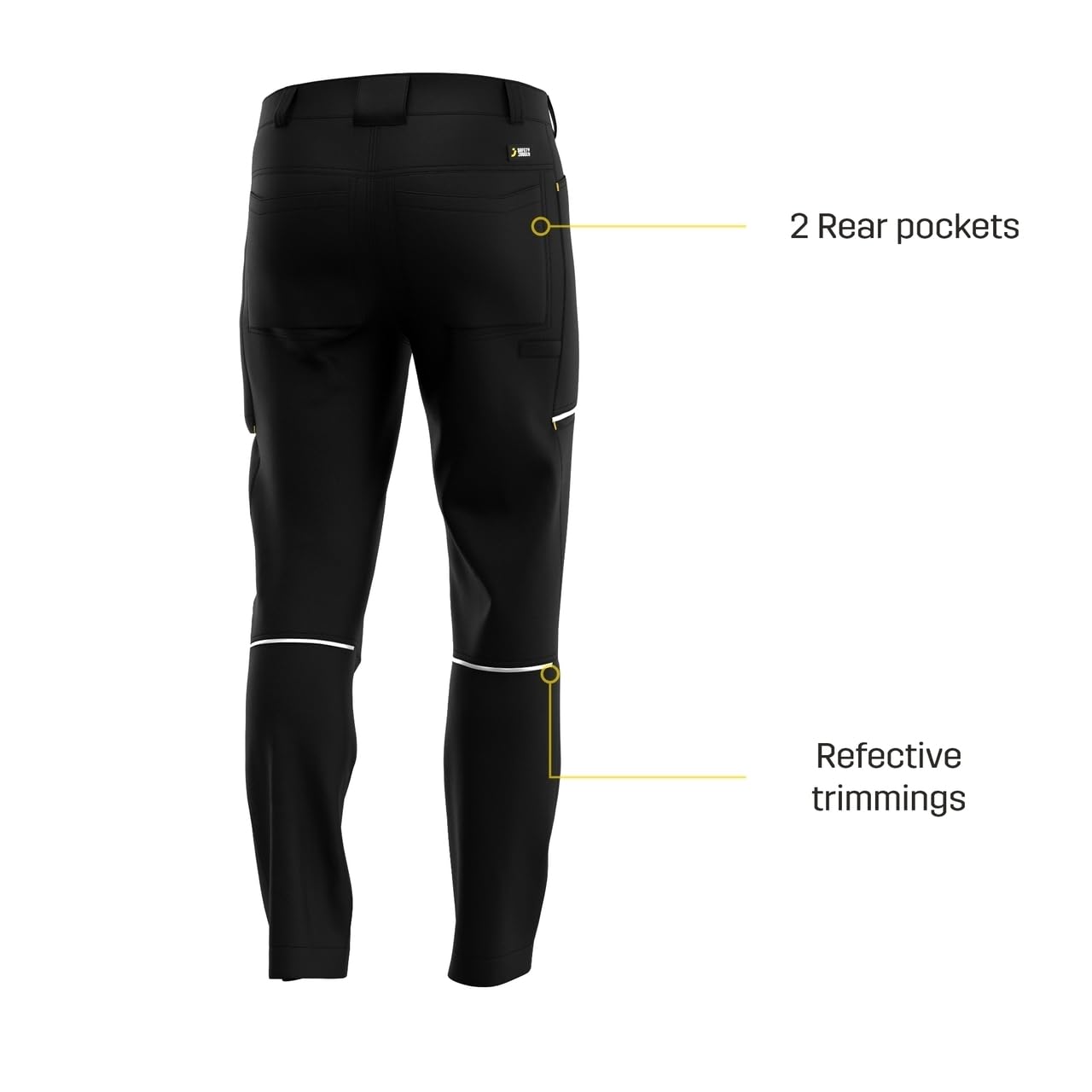 SAFETY JOGGER Arbeitshose mit AC/DC Logo Herren und Damen - Pants - Berufshose