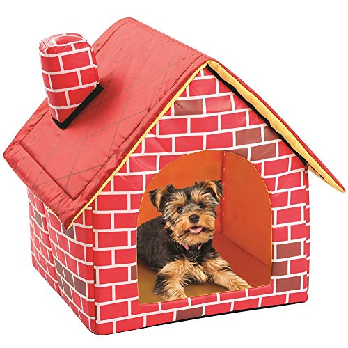 Lit chaud carré de 39x40cm lavable pour chat et bouledogue - 3