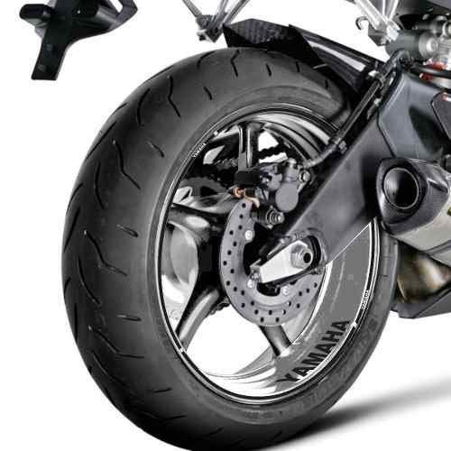 Adesivo Friso Refletivo Moto Yamaha Ténéré 250 Preto Não Desbota
