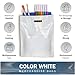 White Merchandise Plastic Shopping Bags - 100 Pack 9