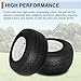 2 Pack 18x8.50-8 Golf Cart Tires with Wheel Assembly, 4-Lug 4