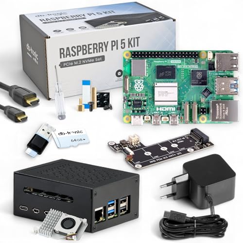 db-tronic Raspberry Pi 5 16 Go NVMe Kit...