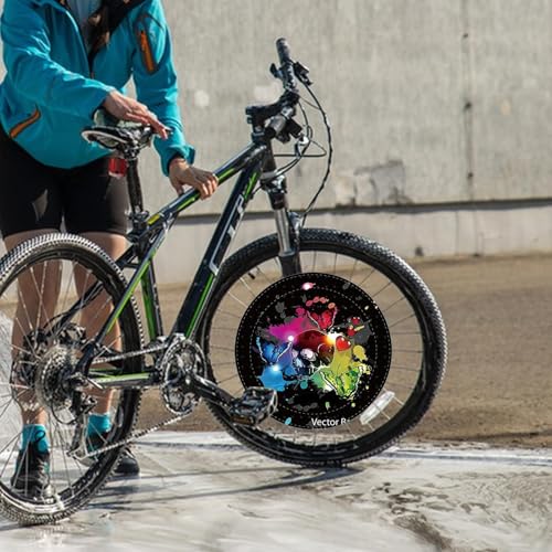 Cubierta antipolvo de freno de disco para bicicleta protector impermeable negro 7