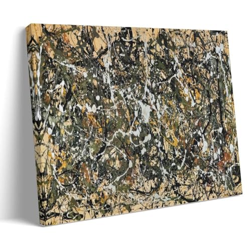 Impression esthétique sur toile Art numéro 8 Jackson Pollock premium 40x60