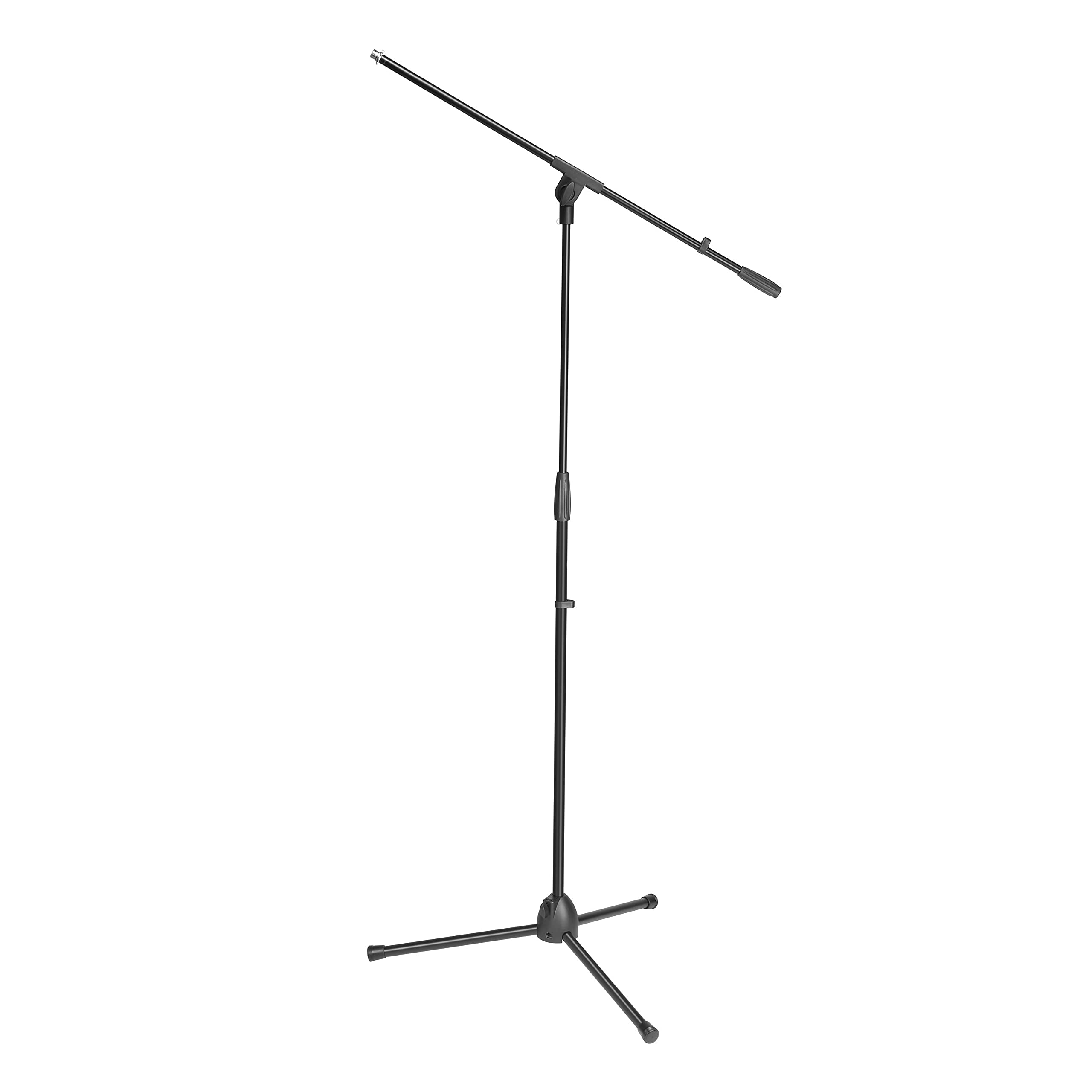 Adam Hall Defender Black Microphone Stand With Adjustable Boom