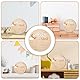 Nogeqi Weiß Meilensteinkarten Baby Holz, Hallo Welt Baby Schild Ankündigungsschilder Hello World Holzschild Willkommensschild für Neugeborene Runde Holz Geburtsanzeige für Schwangere Werdende Eltern