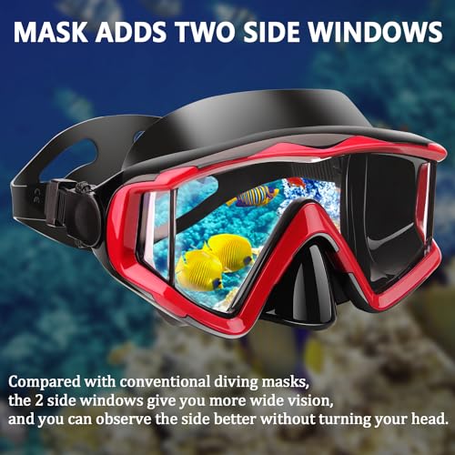 image for AQUA A DIVE SPORTS Diving mask Anti-Fog Swimming Snorkel mask Suitable