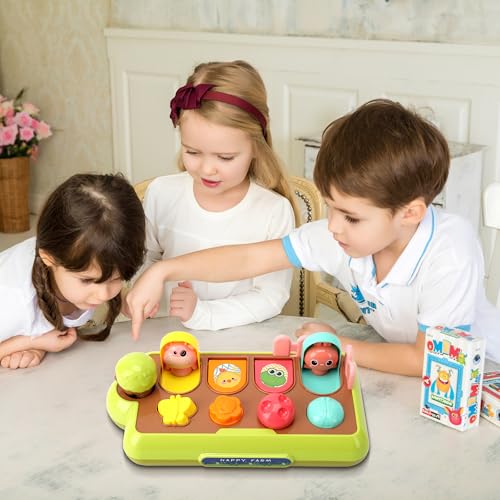 Image of Caterbee Pop Up Toy, Educational Fun with Cute Animals for Toddlers (Zoo)