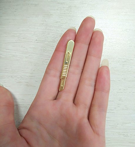 Image of Scalpel Brooch Lapel Pins Jewelry Gift for Surgeon Doctor Nurse