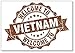 Magnete da frigorifero con illustrazione di sigillo rotondo “Welcome to Vietnam”.