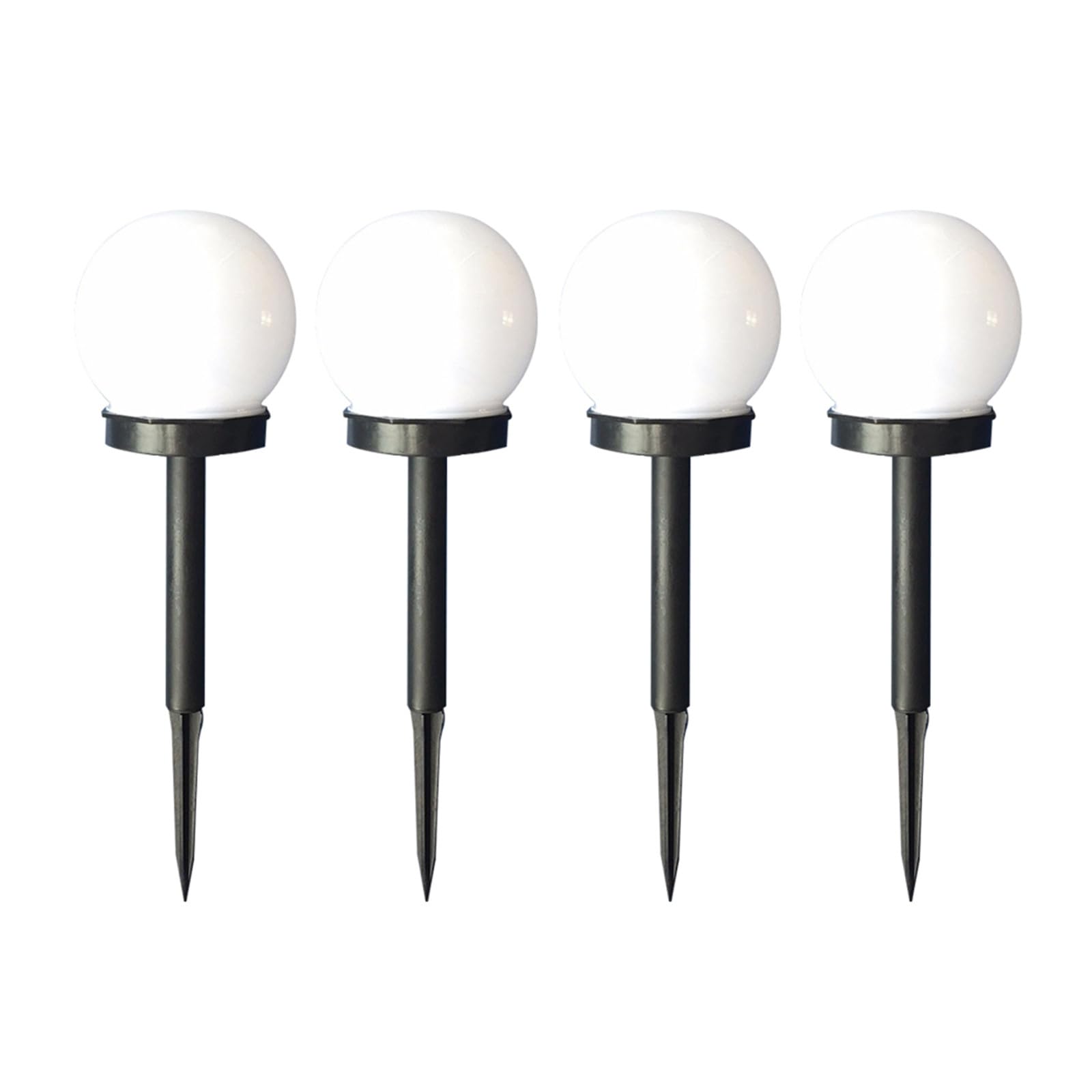 Lampes solaires sphériques blanches étanches à branchement facile - 8