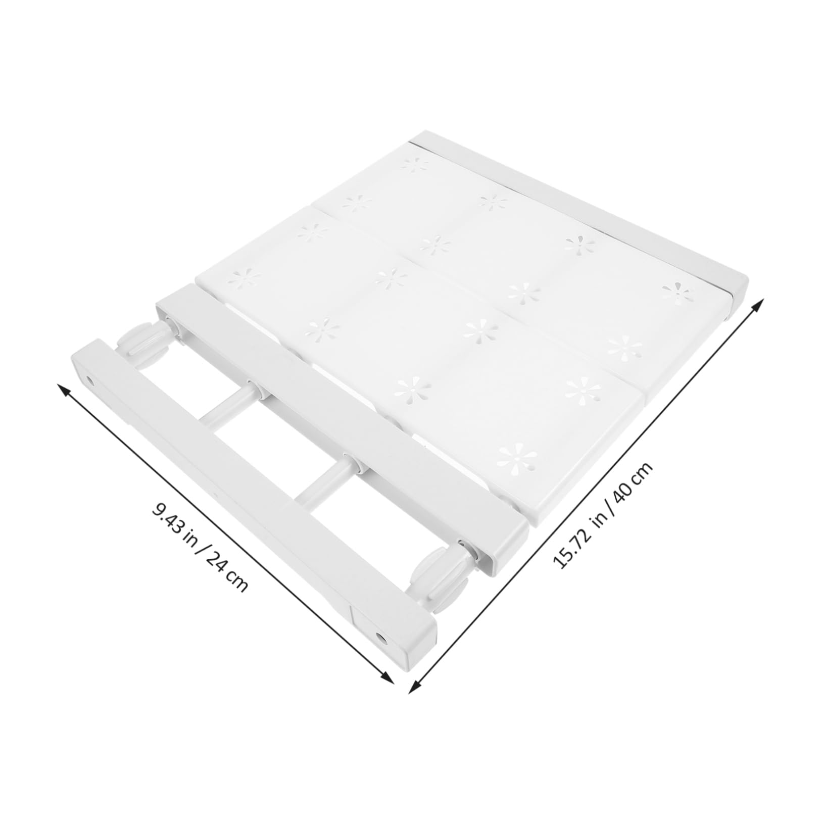 Parliky Plastic Carbon Steel Closet Partition Expandable Shelf Rack for Storage